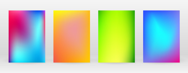 Fototapeta premium Pastel Soft. Rainbow Gradient Set Color Background