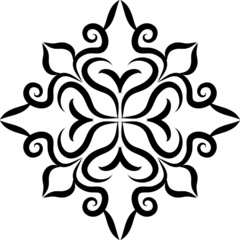 Creative mandala design. Black and white mandala.Mandalas for coloring book. decorative element.simple mandala design.flowers mandalas.