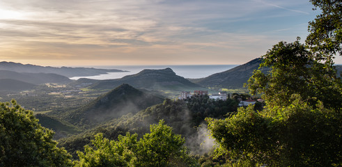 Corsican Landscape taken from Col de Teghime