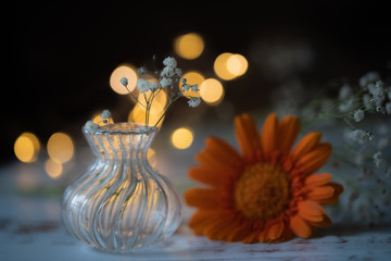 ガーベラとかすみ草