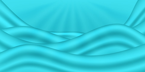 海　波　グラデーション　背景