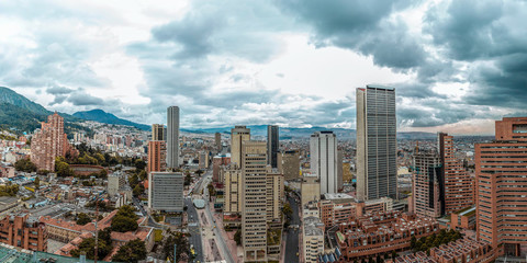 Panorama of the International Center of Bogota