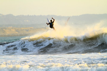 Surfing in bali