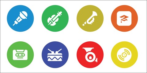 musical icon set