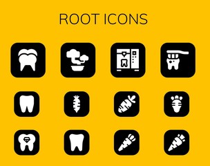 root icon set