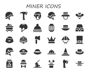 miner icon set