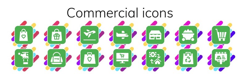 commercial icon set