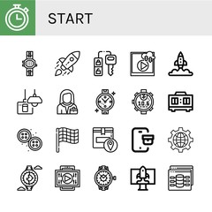 start simple icons set