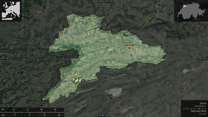 Jura, Switzerland - composition. Satellite