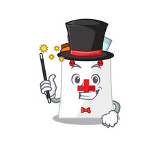 A gorgeous smart Magician of drug shopping bag cartoon design style