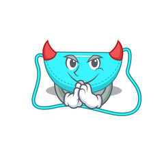 sling bag clothed as devil cartoon character design concept