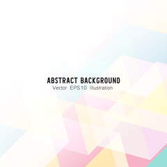 Fototapeta premium Abstract geometric or isometric polygon or low poly vector technology business concept background.