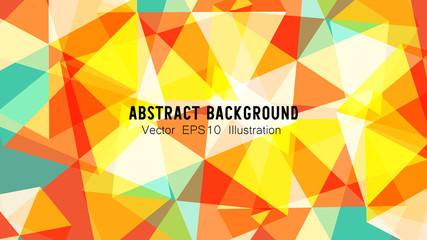 Abstract geometric or isometric polygon or low poly vector technology business concept background.