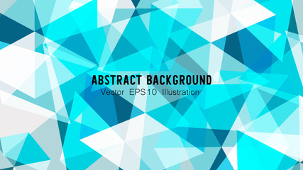Abstract geometric or isometric polygon or low poly vector technology business concept background.