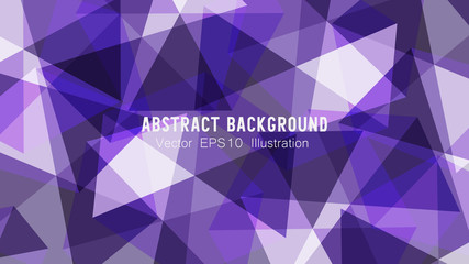 Abstract geometric or isometric polygon or low poly vector technology business concept background.