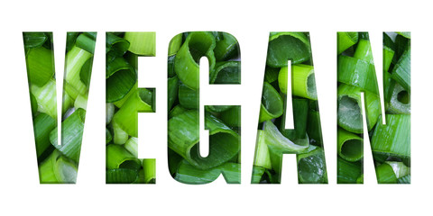 Vegan Strukturschrift