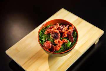 wakame salad with octopus 
