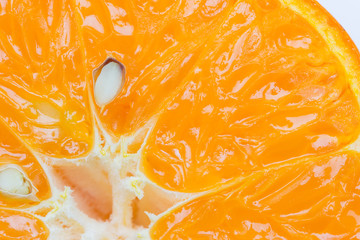 Fresh sliced orange texture