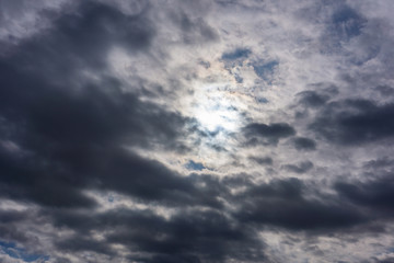 冬の空と雲(12月)