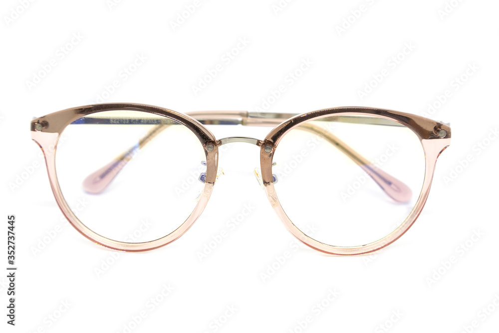 Canvas Prints pink frame clear glasses