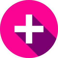 road crossing or plus icon