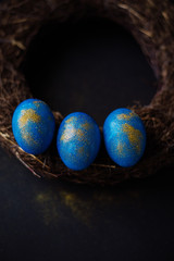 colorful easter eggs