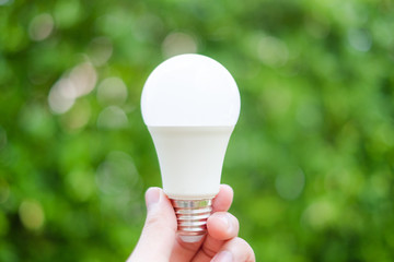 Energy saving LED BULB ECO With the environment