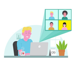 Video Conference Work From Home