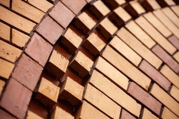 closeup of brick wall
