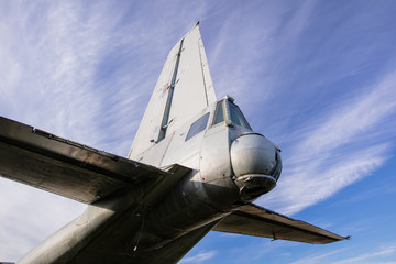 old abandoned propeller plane