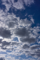 真冬の空と雲(２月)