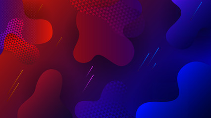 Blue  and orange modern abstract minimal geometric blur background. Modern concept for graphic and backround Cool and Trendy shape gradient 