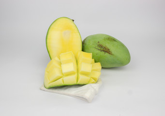 Mango on a white background