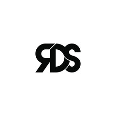 rds letter original monogram logo design