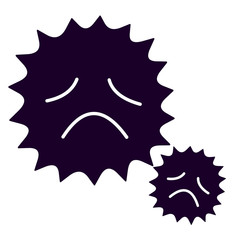 弱ったバイ菌 ウイルス　