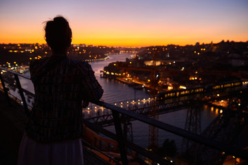 sunset in Porto