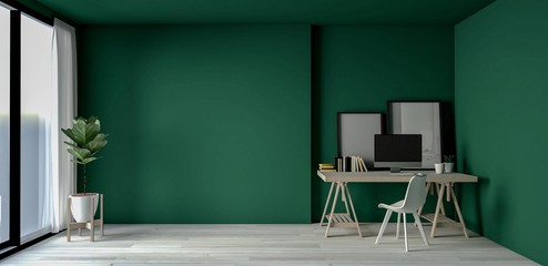 3d rendering interior of cozy living room.