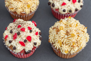 Cupcake Nuts & Caramel and Red Velvet