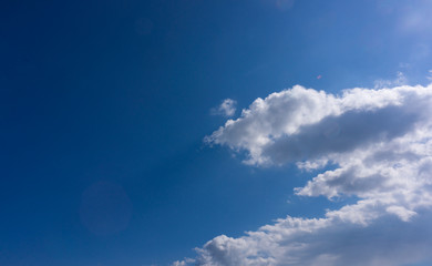 真冬の空と雲(２月)
