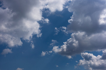 真冬の空と雲(２月)