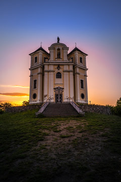 Poppy Mountain is a peak in the Benesov Hills and an important place of pilgrimage. Baroque church of St. John the Baptist and the Virgin Mary of Carmel was built between 1719 and 1722.