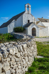 Abbey Church of St. Mary Barsento . Noci. Puglia, Italy.