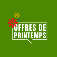 offre de printemps- soldes, promotion