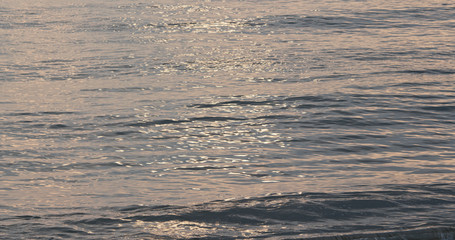 Sunset sea ocean in the evening