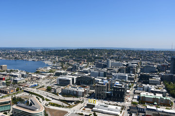 Fototapeta premium seattle washington city skyline