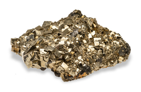 Pyrite mineral from the sulfide group