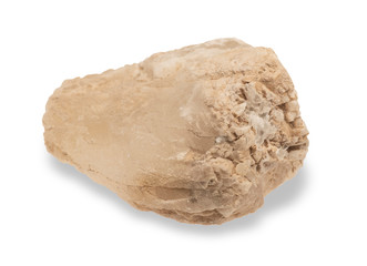 .Borax mineral on white background for studio photo