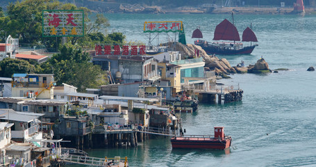 Hong Kong fishing village