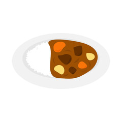  Japanese food curry and rice