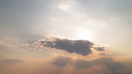 Fototapeta premium Beautiful sunset sky as nature background.